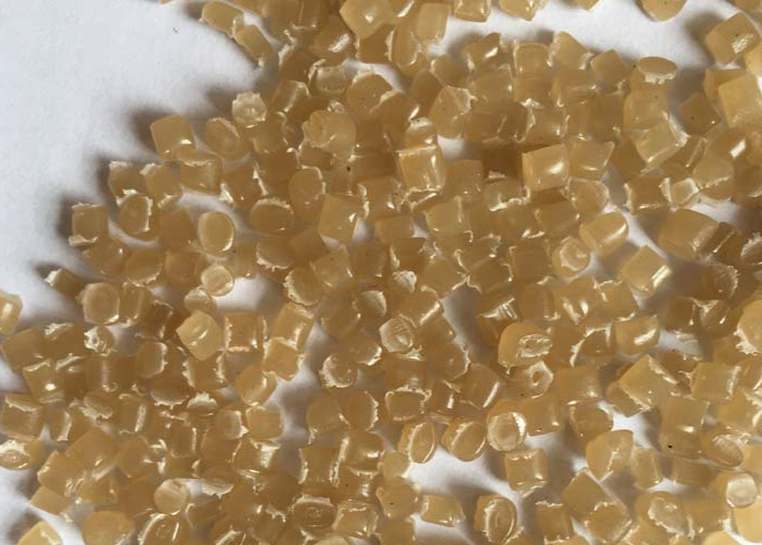 Regenerated greenhouse film granules