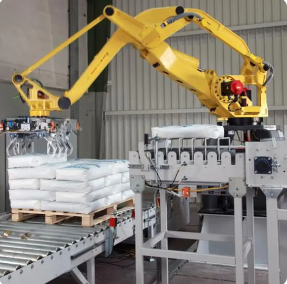 Robotic palletizing fully automatic warehouse palletizing machinery